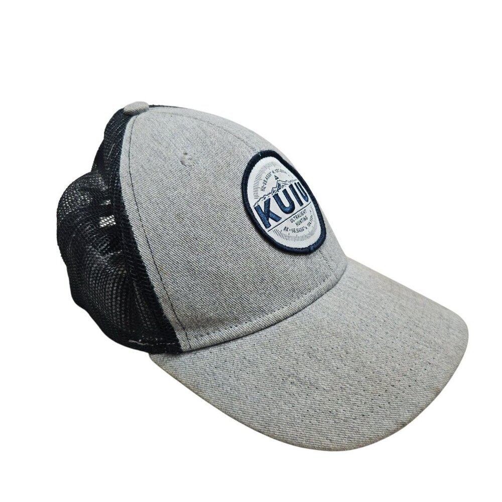 Kuiu‎ Ultralight Hunting Trucker Hat OS Gray Cotton & Polyester Mesh